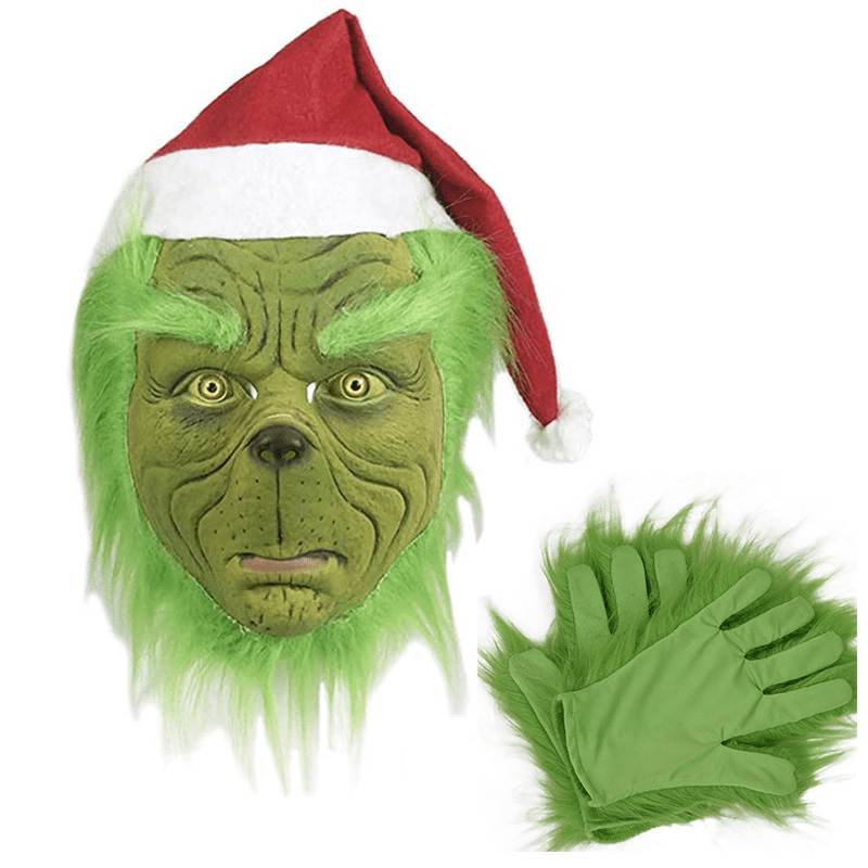 maskë për fytyrën me kostum karnaval kostumet më të mira grinch