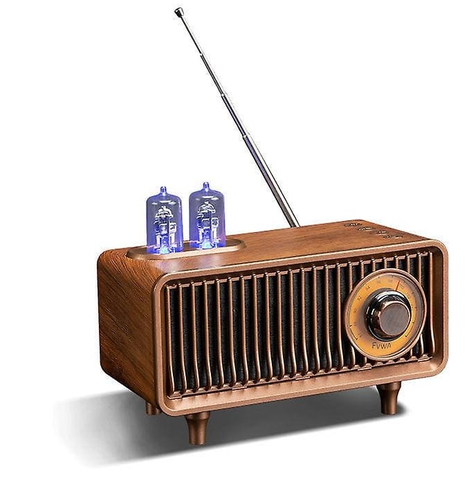 Radio retro vintage prej druri me Bluetooth