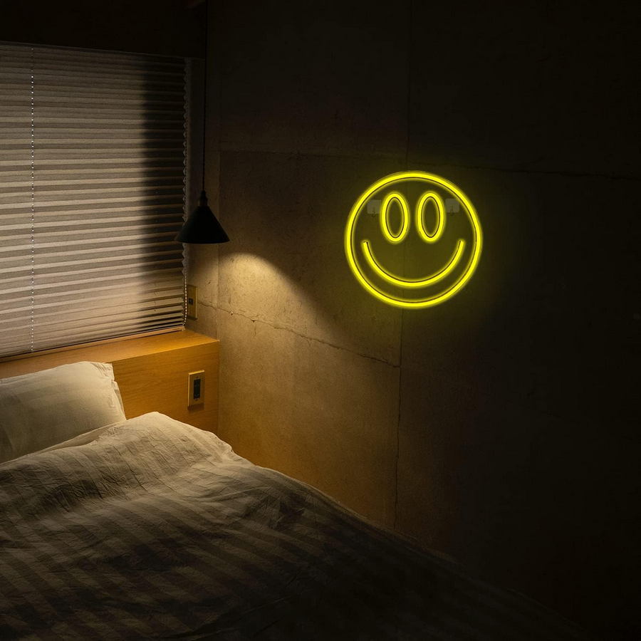 dritë buzëqeshje me mbishkrim LED buzëqeshje reklamuese në logo