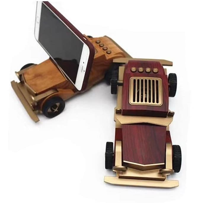 radio makinë mini portativ vintage retro druri
