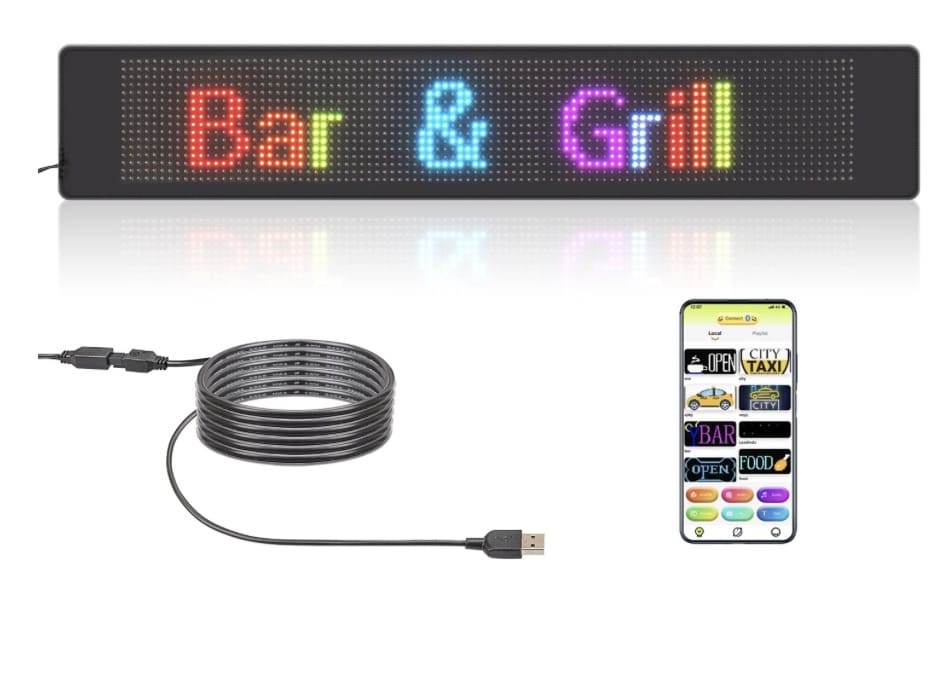 Lëvizje fleksibël e panelit të panelit LED RGB për reklamim për makinën automatike